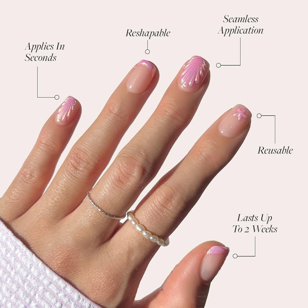 Glamnetic Press Ons - Blush Dunes